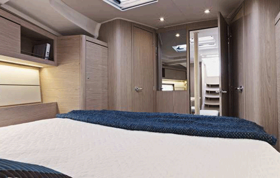 The Beneteau Oceanis 46 features 4 double cabins