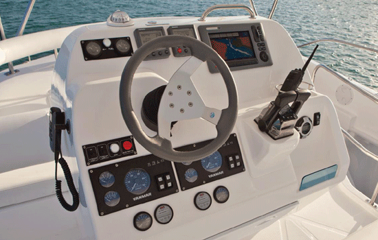 Helm of the Leopard 394 PC  has excellent visibility