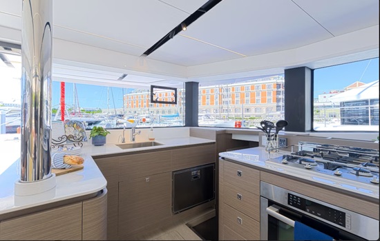 Well equipped galley