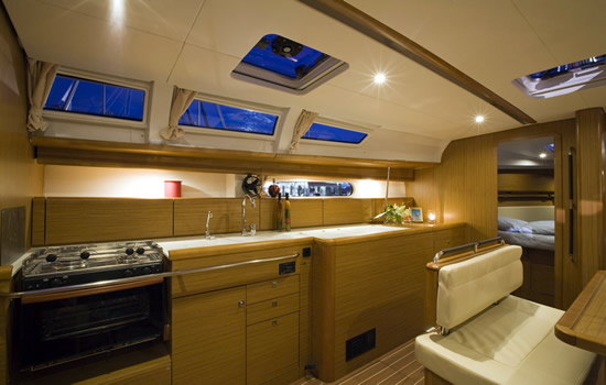 Modern Galley of the Sun Odyssey 44i