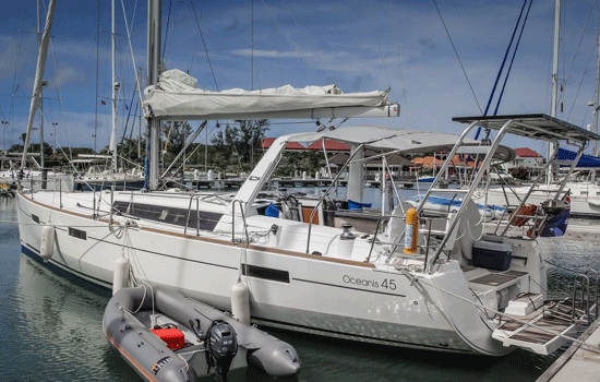 The lovely Beneteau 45