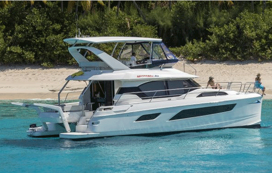 Guadeloupe Boat Rental: Aquila 44 Power Catamaran From $4,387/week 4 cabin/5 head sleeps 8 Air