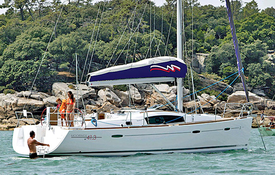 Sailing the Beneteau 41.3