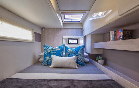 Spacious and comfortable cabins