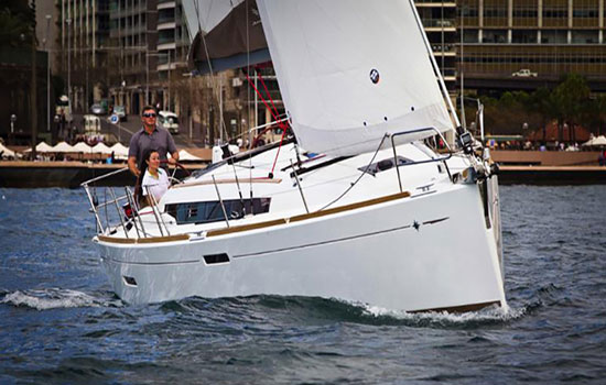 The lovely Jeanneau 39 Performance