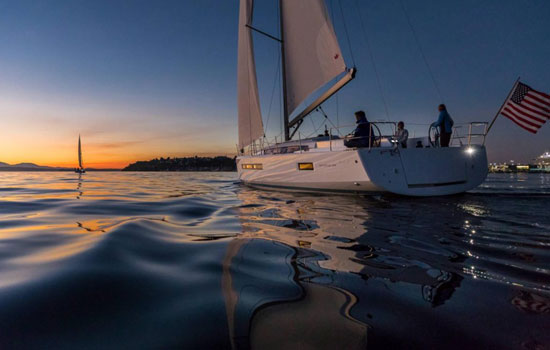 Admire the Sunset while you are sailing