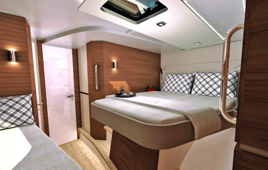 The Bali Catspace features 4 double cabins