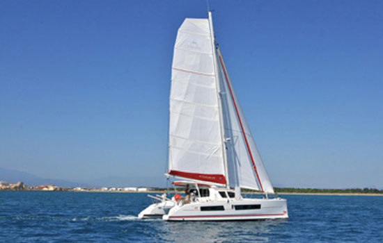 Sailing the Catana 42