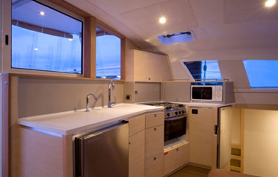 Well equipped galley