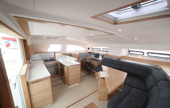 Spacious and comfortable interior