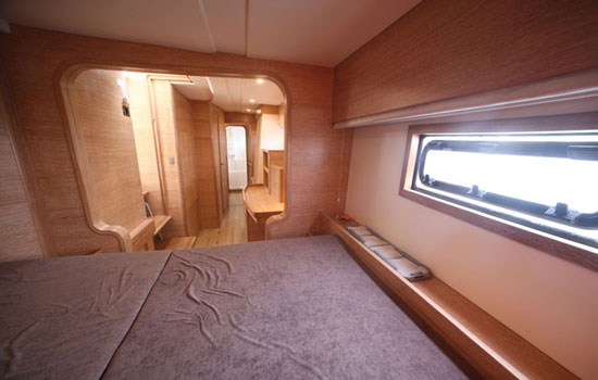 The Catana 55 has 6 double cabins