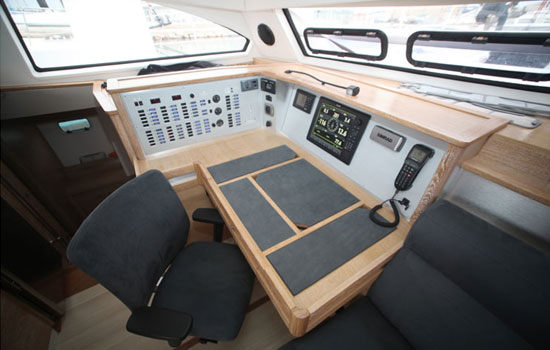 Navigation panel of the Catana 55