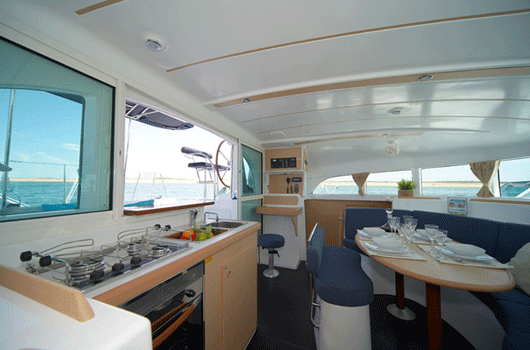 Well equipped galley