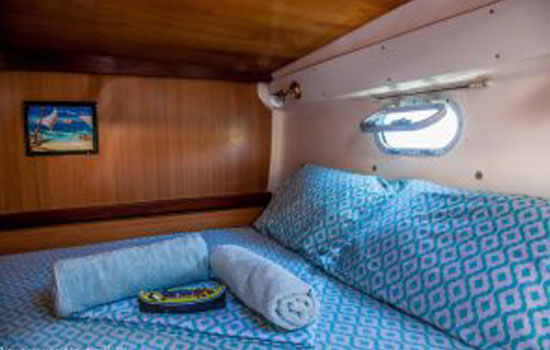 Nautitech 43.5  features 4 double cabins