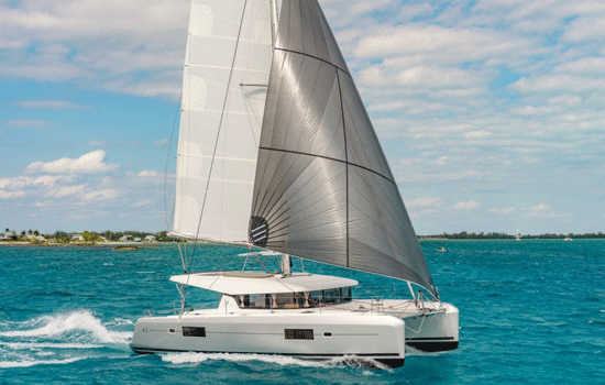 Lagoon 42 at sail