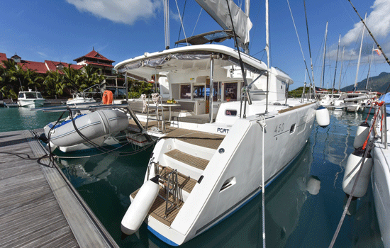 Docked lagoon 450