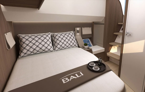 Bali 4.8 has 4 cabins