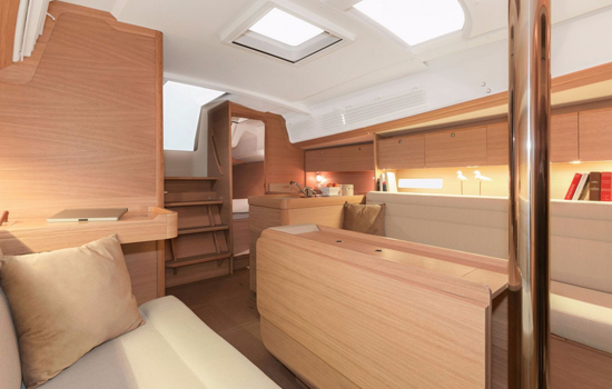 Spacious and comfortable interior