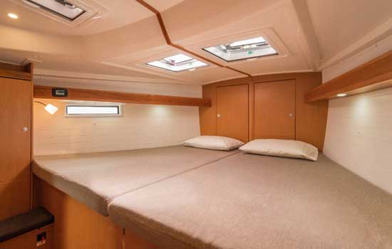 Spacious cabins