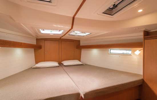 The Bavaria 50 CR features 4 double cabins