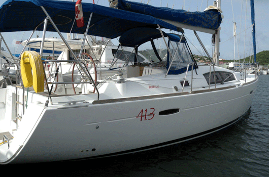 St. Lucia Yacht Charter: Beneteau 41.3 Monohull From $3,282/week 3 cabin/2 head sleeps 8