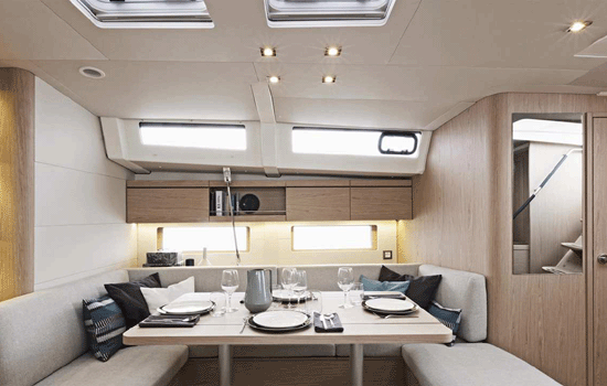 Interior of the Beneteau 46.3