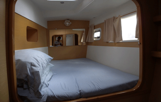 Lagoon 440 has 4 double cabins