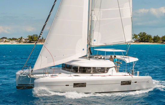St. Lucia Yacht Charter: Lagoon 42 Catamaran From $5,635/week 4 cabins/4 heads sleeps 10
