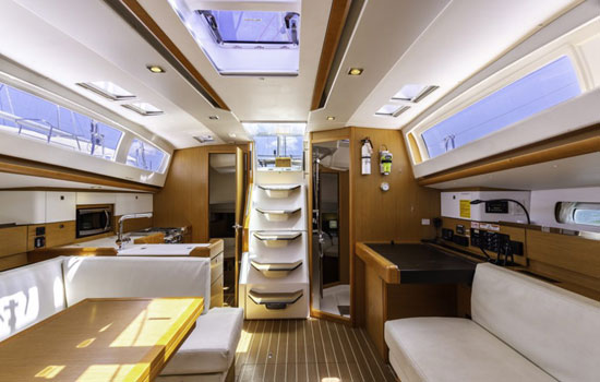 Interior of the Jeanneau 44 DS