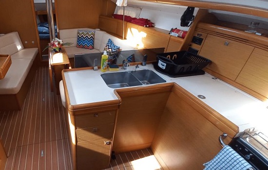 Well equipped galley