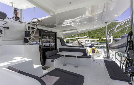 Cockpit of the Lagoon 42
