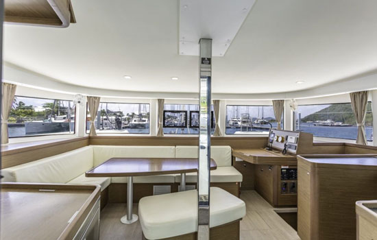 The salon is spacious and comfortable