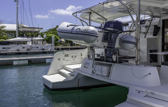 Dinghy of the Lagoon 42