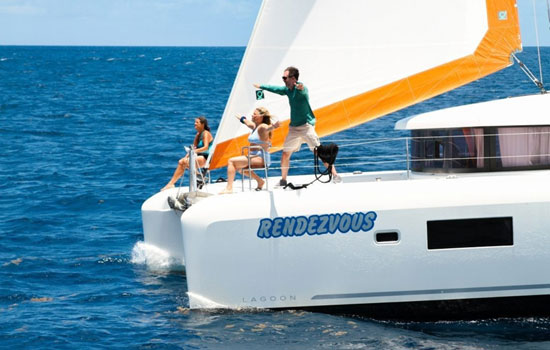 Everyone will enjoy the Lagoon 42
