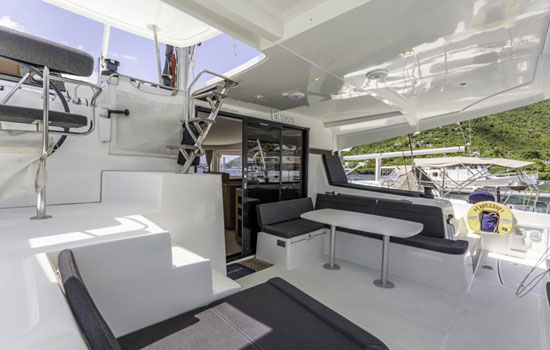 Cockpit of the Lagoon 42