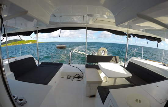 Cockpit of the Lagoon 450