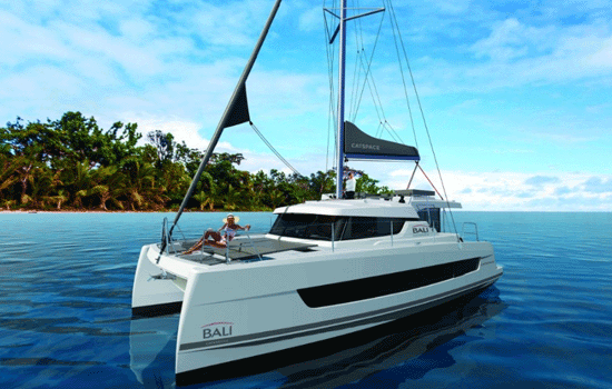 Tahiti Yacht Charter: Bali Catspace Catamaran From $9,317/week 4 cabin/4 head sleeps 10 Air Conditioning,