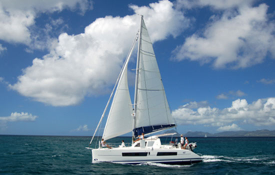 Sailing the beautiful Catana 41