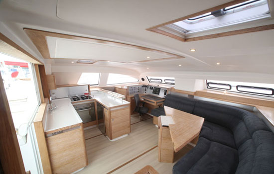 Spacious and comfortable interior