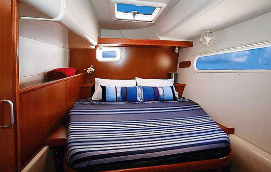 Spacious and comfortable cabins