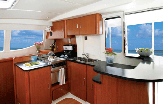 Galley of the Leopard 4600