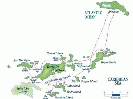 Bvi Sailing Chart