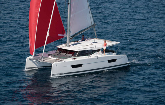 The lovely Isla 40 by Fountaine Pajot