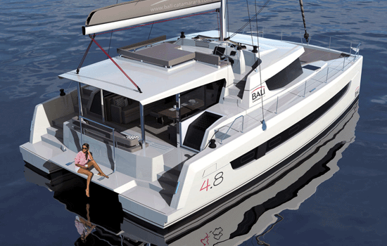 BVI Yacht Charter: Bali 4.8 Catamaran From $13,200/week 5 cabin/6 head sleeps 10 Air Conditioning,