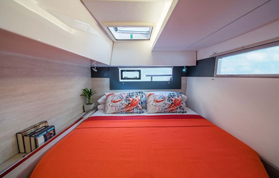 Spacious and comfortable cabins