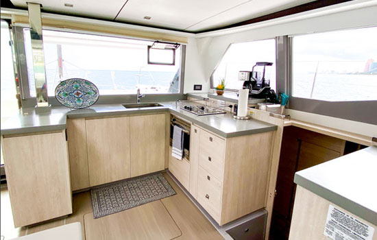 Well equipped galley
